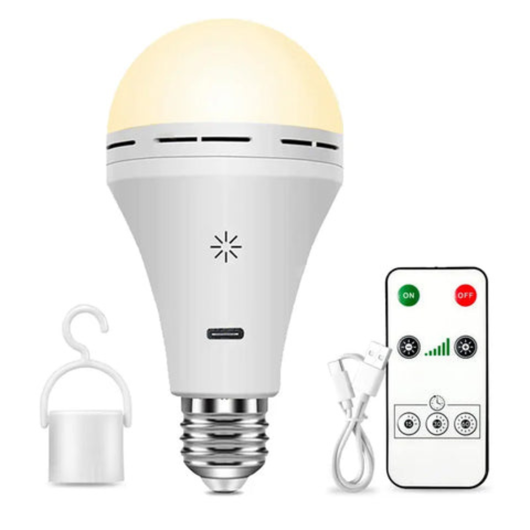 Raxiva-ampoule led rechargeable telecommande pratique economie energie