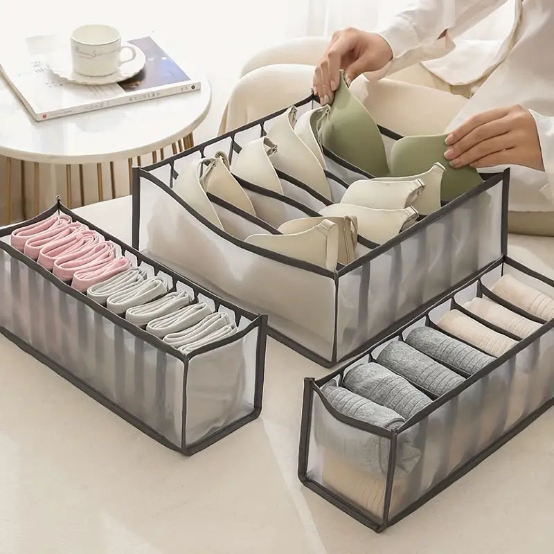 Raxiva-sousobox panier organisateur pliable sous vetements 3 pcs