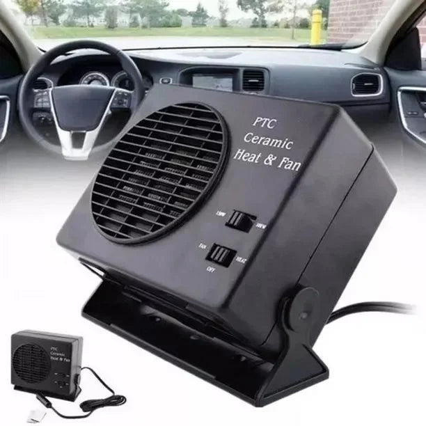 12V Ceramic Car Heater - 150W & 300W Fan for Fast Warmth