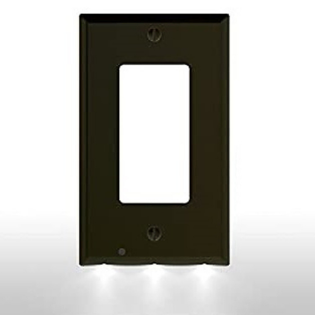 Raxiva-double wall plug socket led hallway night light set
