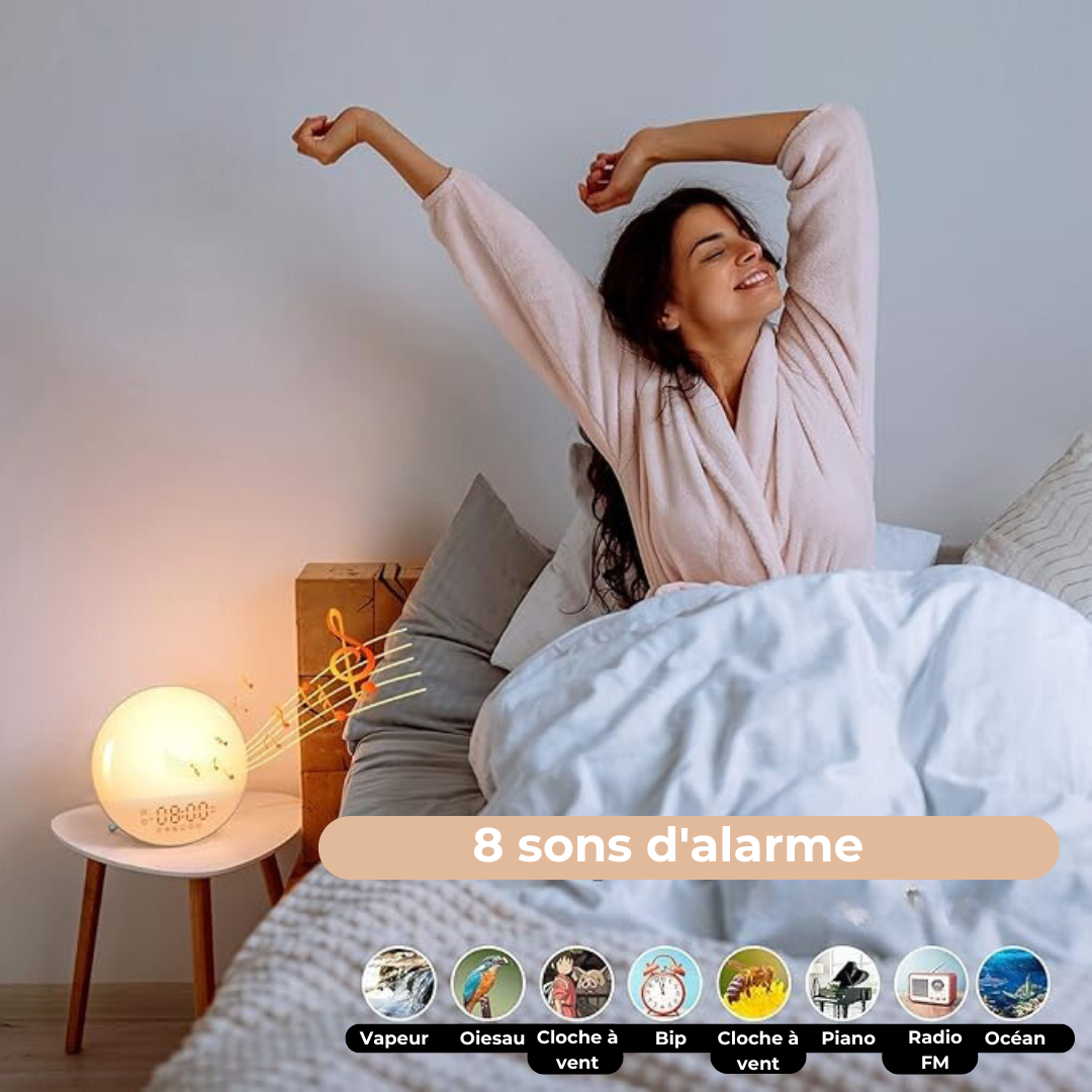 Raxiva-reveil lumineux simulation lever coucher soleil