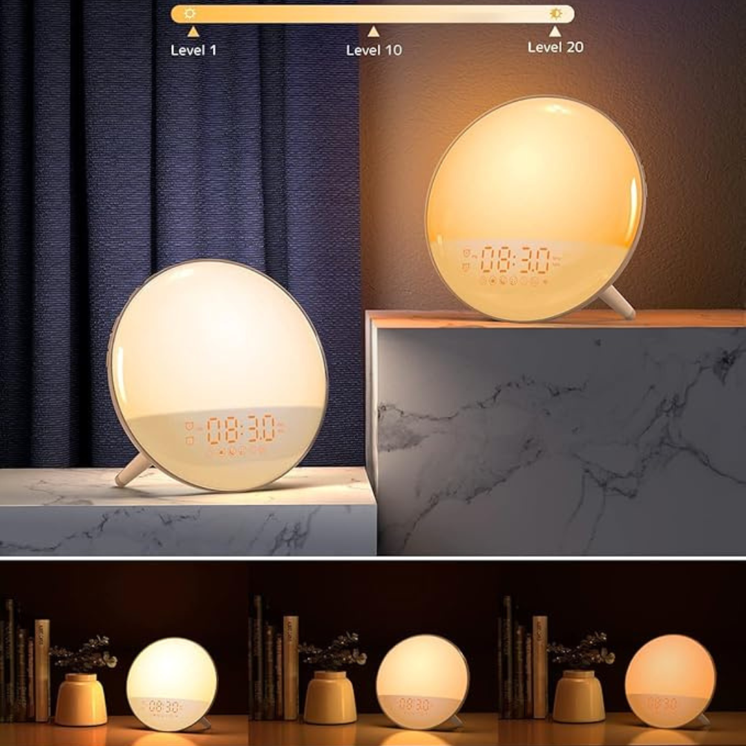 Raxiva-reveil lumineux simulation lever coucher soleil