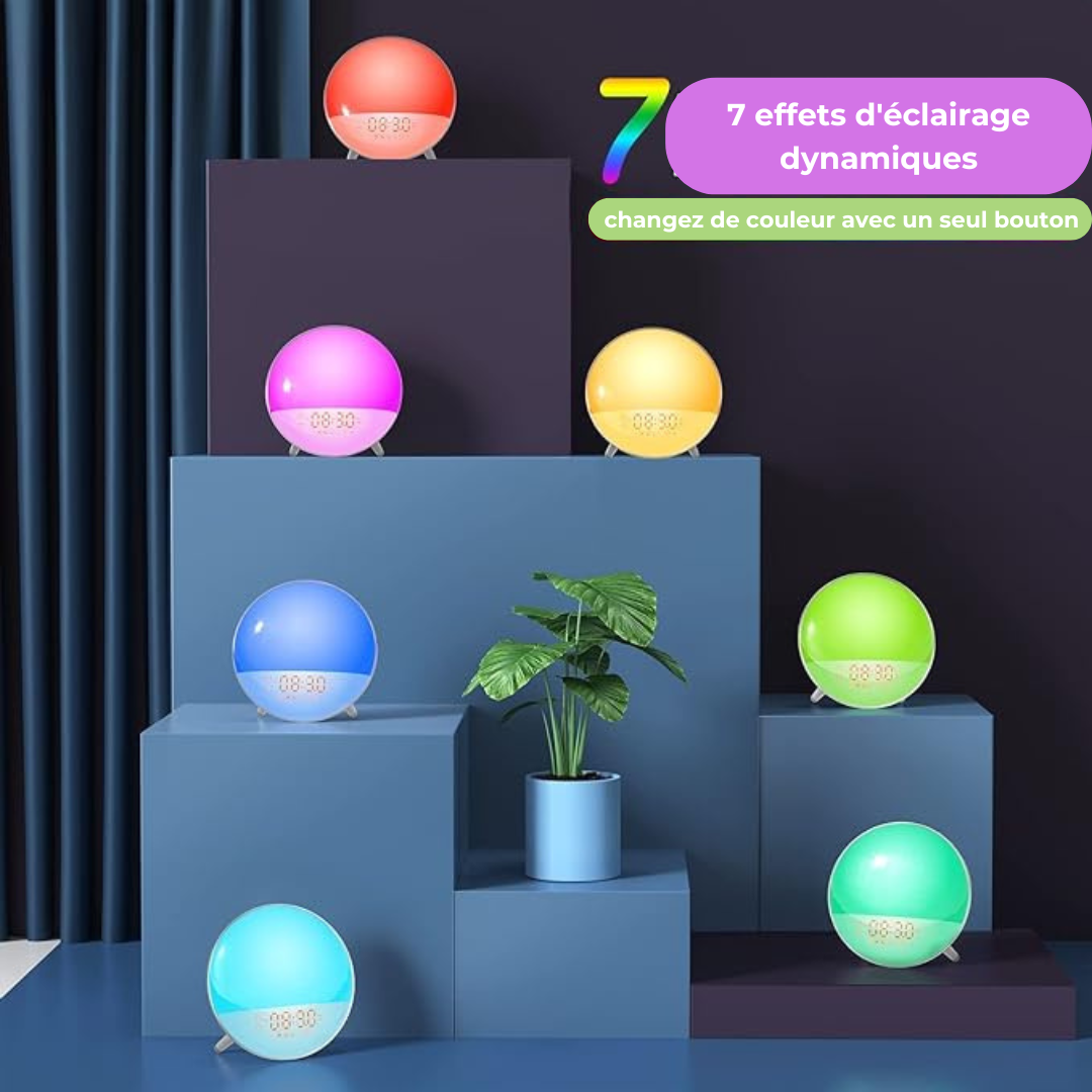 Raxiva-reveil lumineux simulation lever coucher soleil