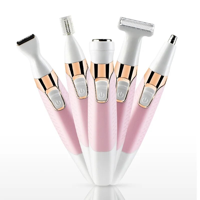 Raxiva-5 in 1 womens body hair remover smooth skin head to toe