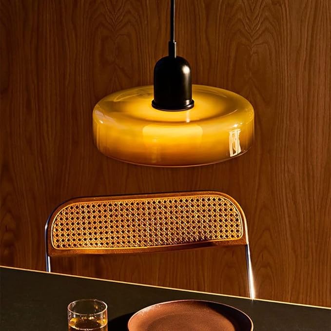Raxiva-suspension design verre elegante moderne eclairer interieur