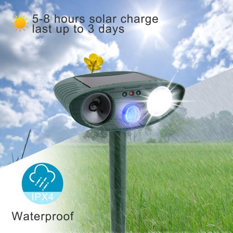 Raxiva-dog solar ultrasonic repeller remove dogs in 48 hours or free