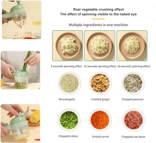 Raxiva-4 in 1 electric food cutter