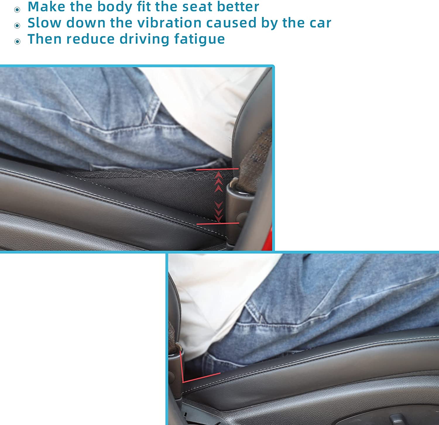 Raxiva-car booster seat cushion for adults