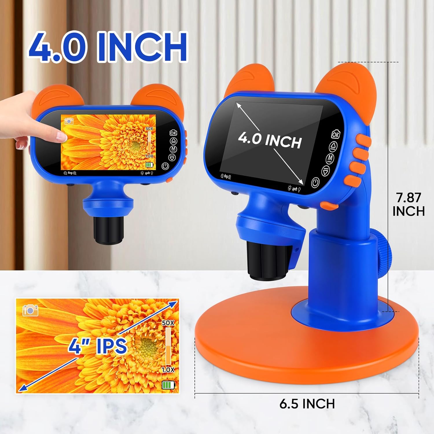 Raxiva-handheld portable digital microscope
