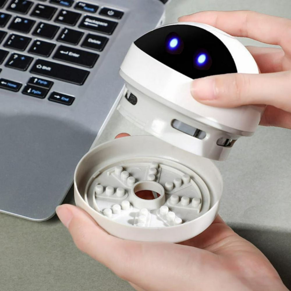 Raxiva-compact usb charging mini desk vacuum cleaner