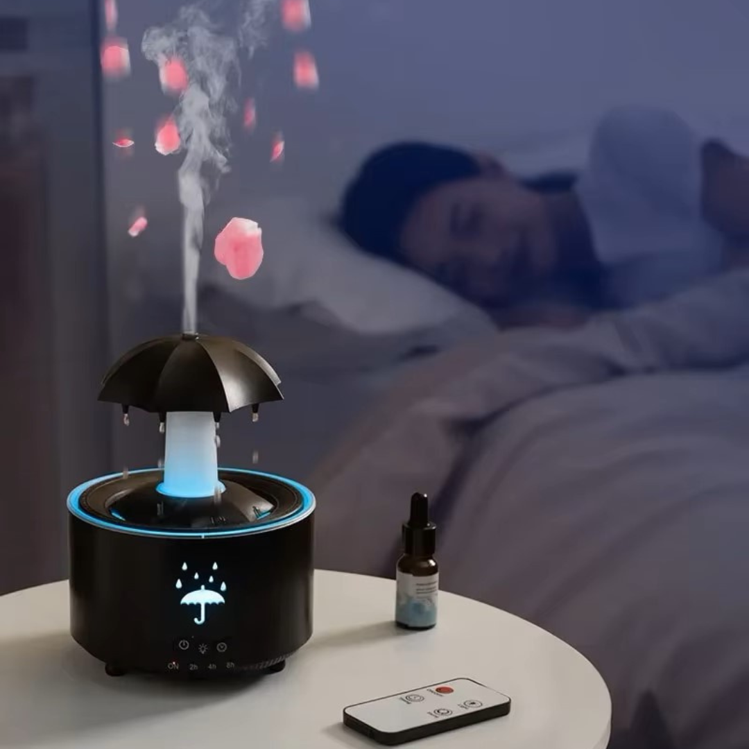 Raxiva-nuage d harmonie diffuseur d aromes et humidificateur avec eclairage led