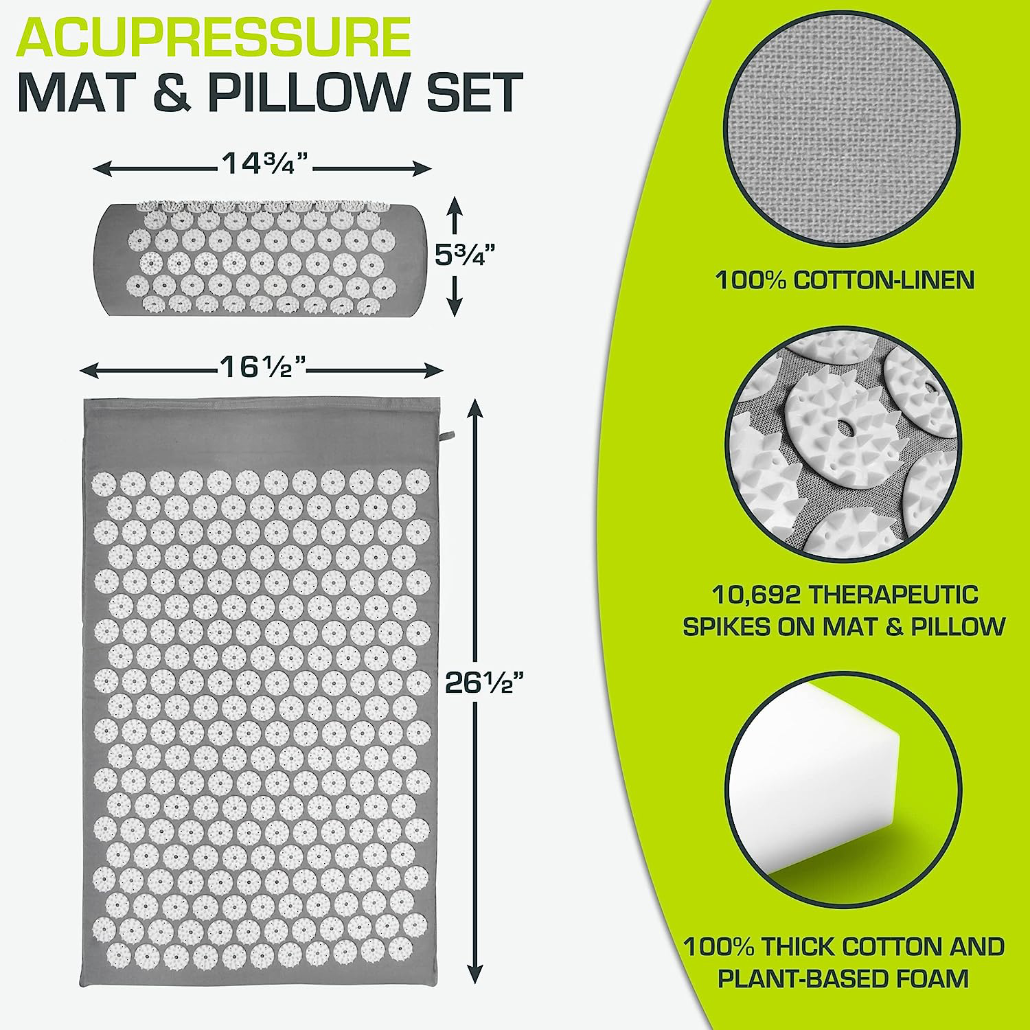 Raxiva-acupuncture mat