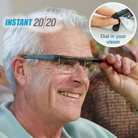 Raxiva-adjustable focus glasses for near and far vision