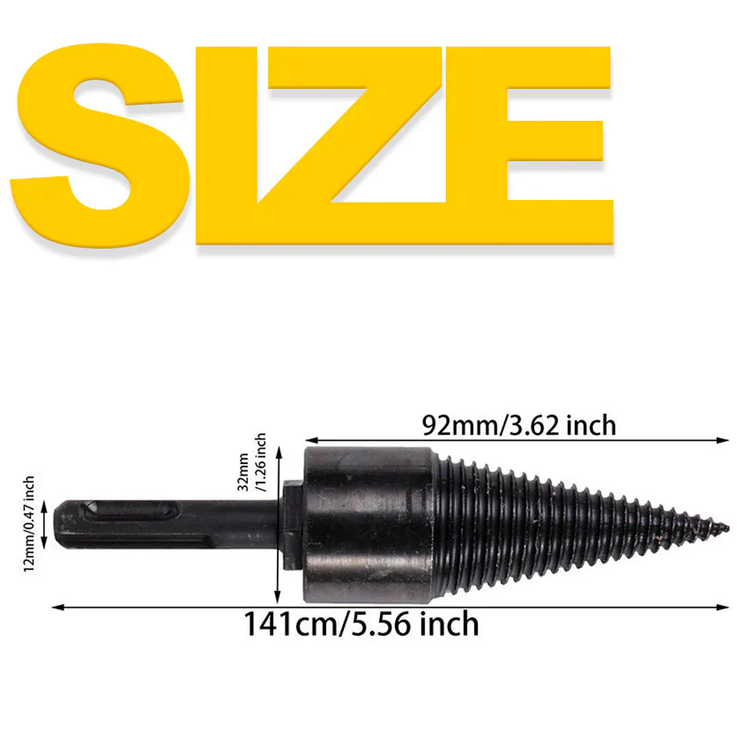 Raxiva-wood log splitter drill bit