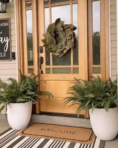 Raxiva-uv resistant lifelike artificial boston fern outdoor use