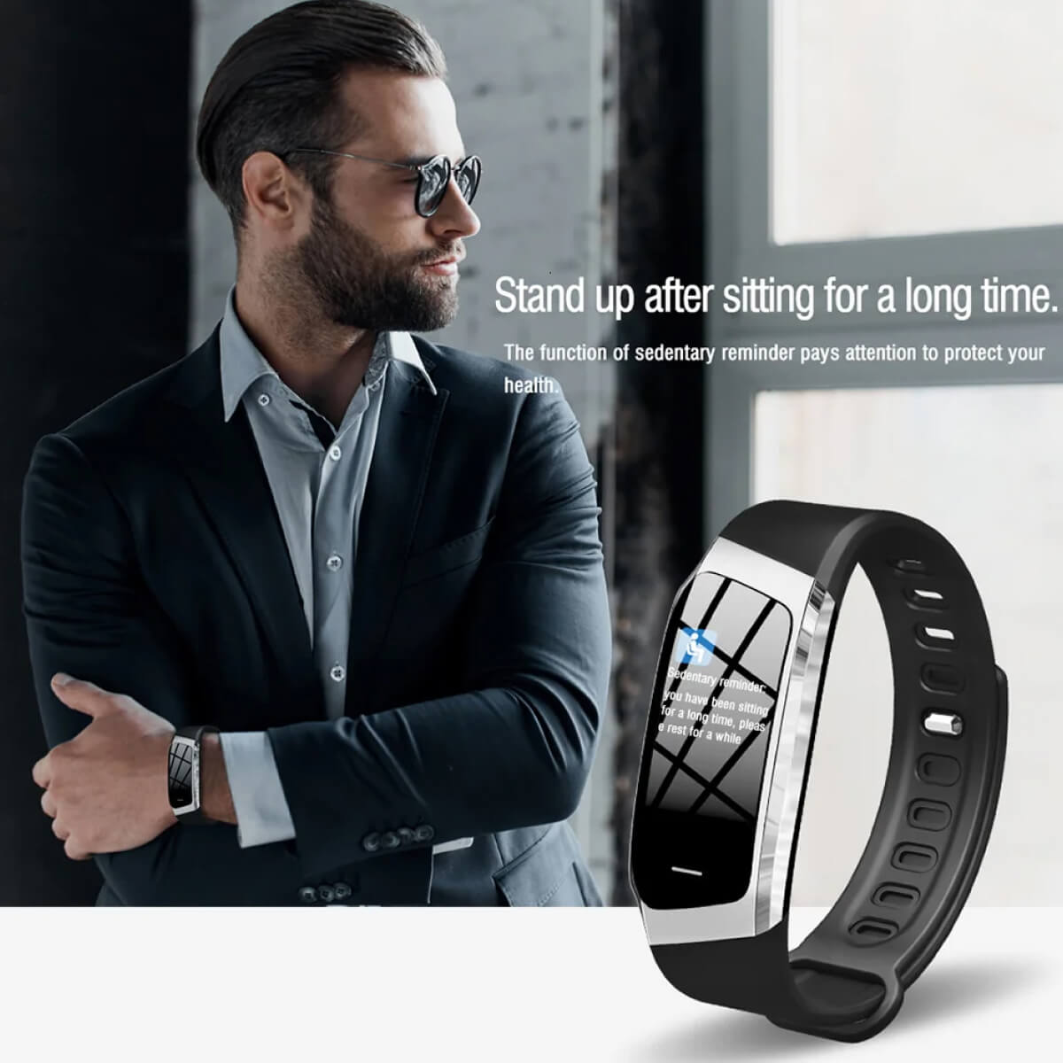 Raxiva-blood pressure smartwatch heart rate monitor