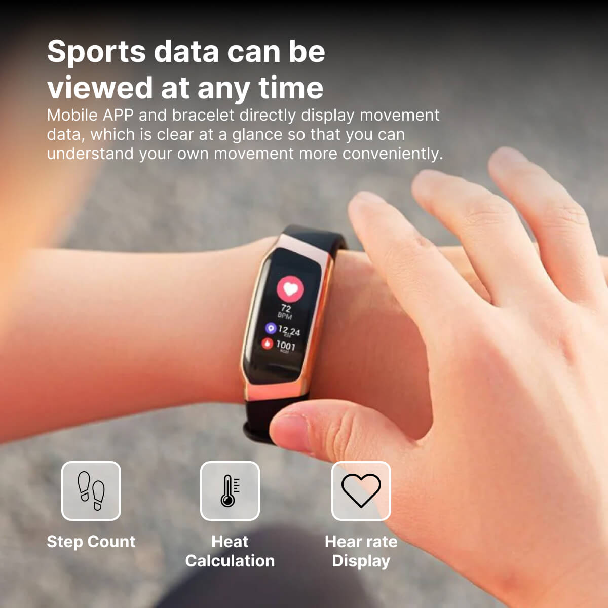 Raxiva-blood pressure smartwatch heart rate monitor