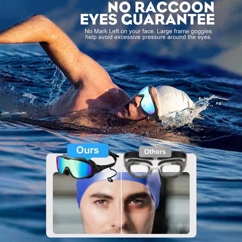 Raxiva-wide angle swimming goggles anti fog