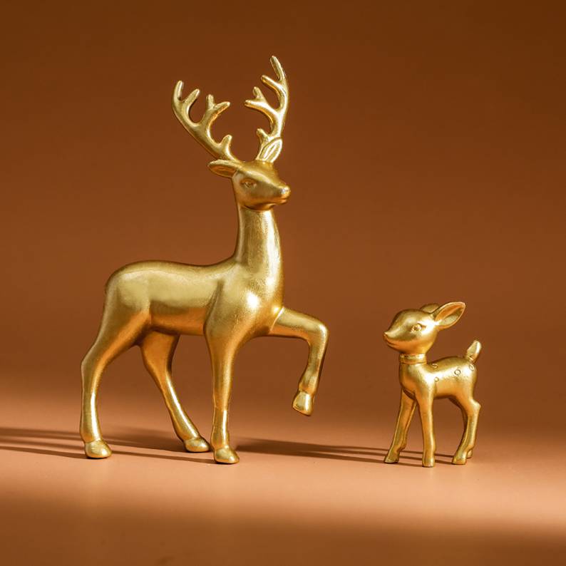 Raxiva-elegant christmas reindeer indoor decor festive charm home