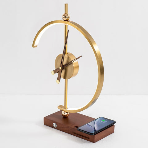 Raxiva-luxlamp horloge elegante recharge sans fil