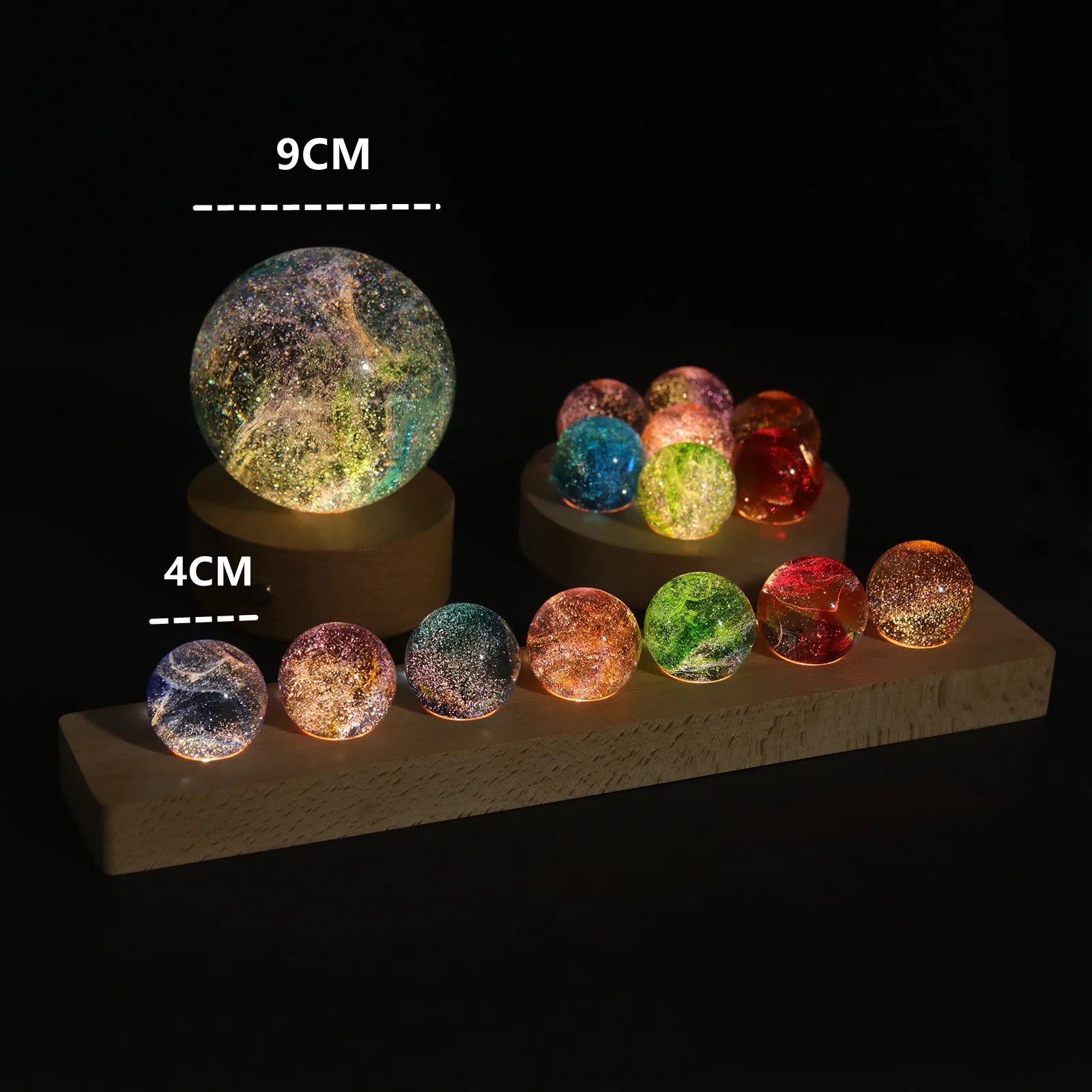 Raxiva-lampe boule 7 chakras led