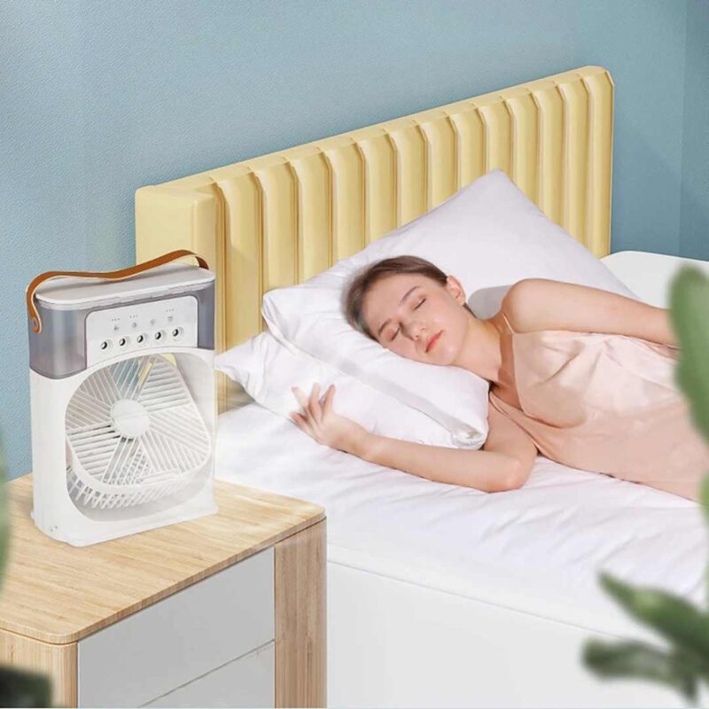 Raxiva-evaporative 4 in 1 mini portable air conditioning fan