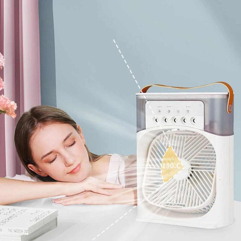 Raxiva-evaporative 4 in 1 mini portable air conditioning fan