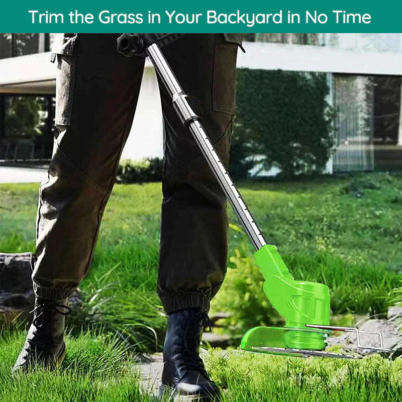 Raxiva-powerful electric battery operated cordless lawn trimmer