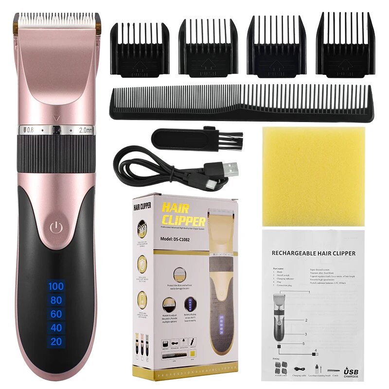 Raxiva-precisionpro hair clipper beard trimmer professional home grooming