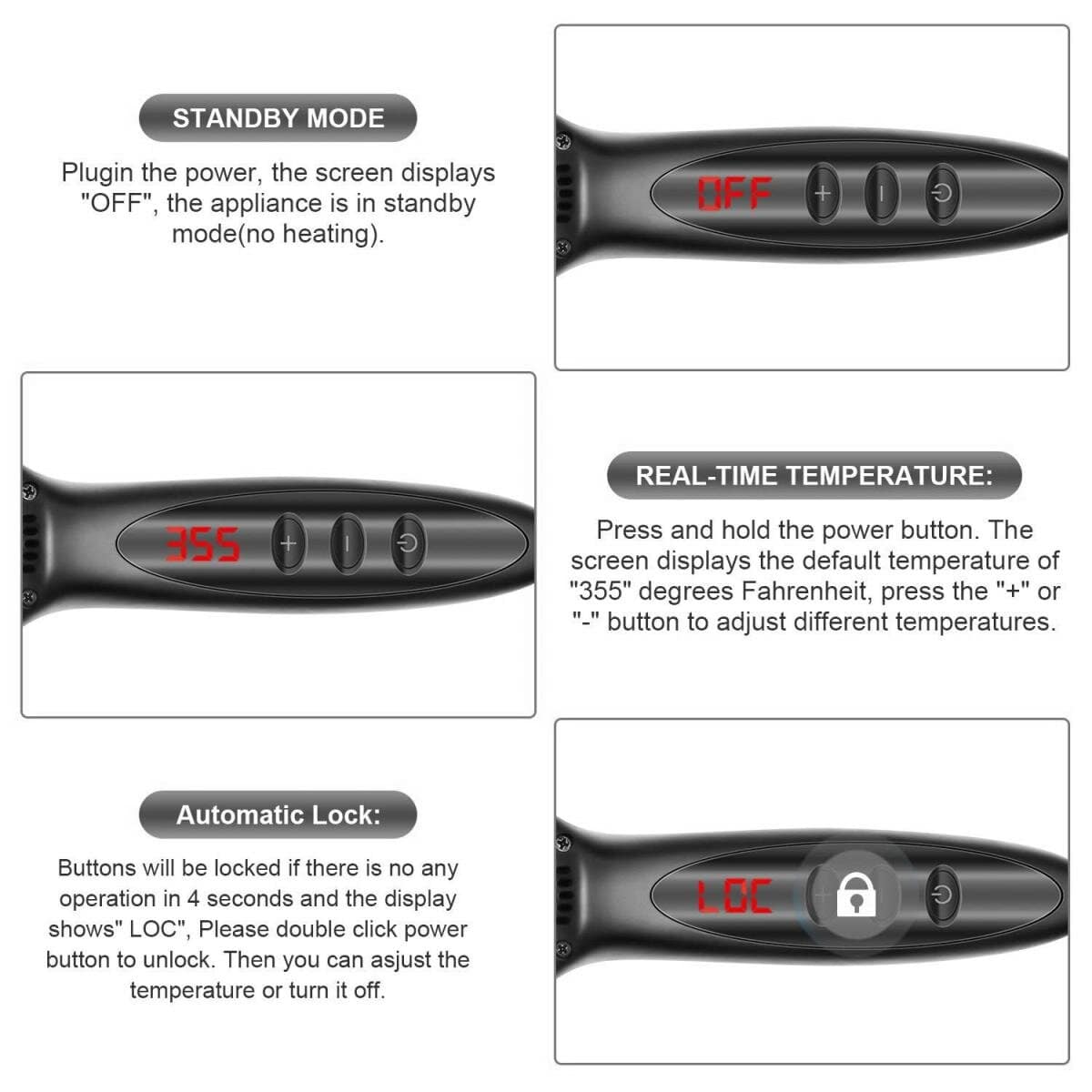 Raxiva-2 in 1 hair and beard straightener comb sleek styles effortlessly