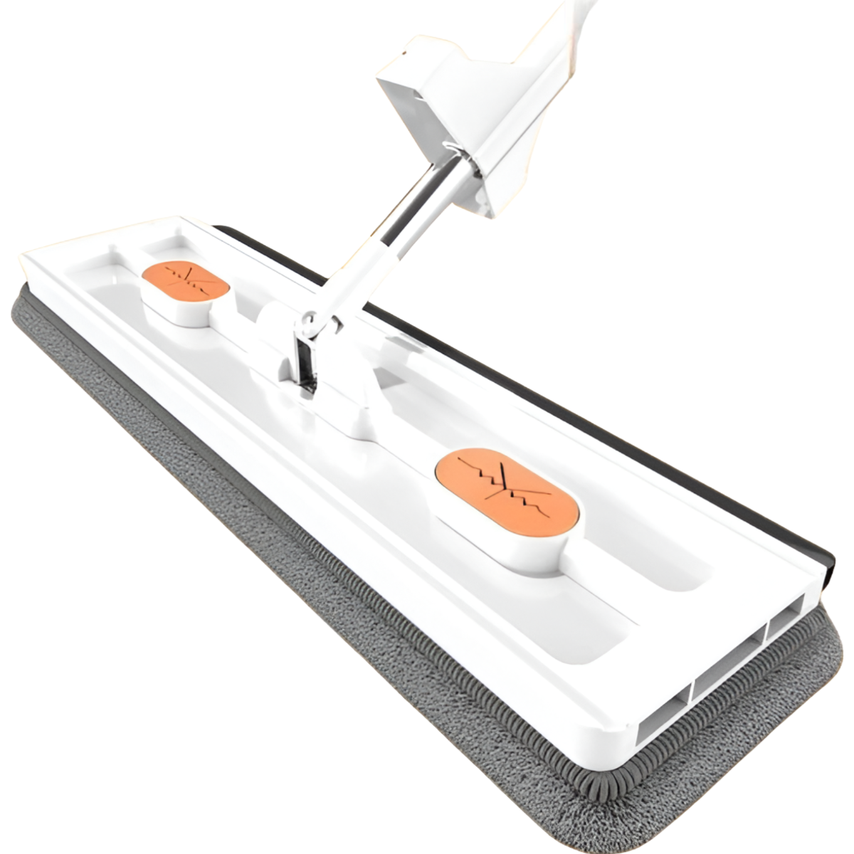 Hands-Free Microfiber Flat Mop-Raxiva-White-, GTRB068230SDR66 GTRB068230SDR66