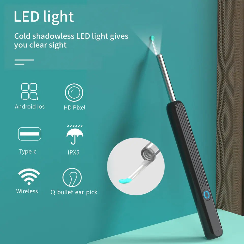 Raxiva-earbit 3000 ear cleaning tool with camera