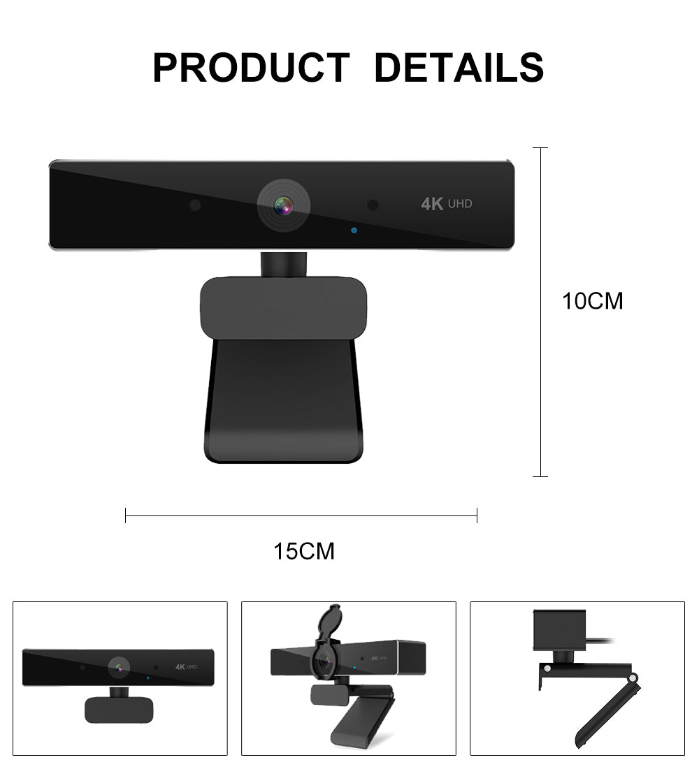 Raxiva-4k ultra hd webcam