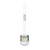 Household punch-free wall hanging long handle silicone toilet brush-Juiil-White-8u8787