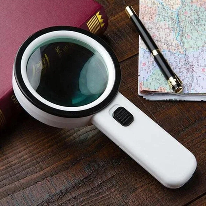 Raxiva-30x optical magnifier with led light