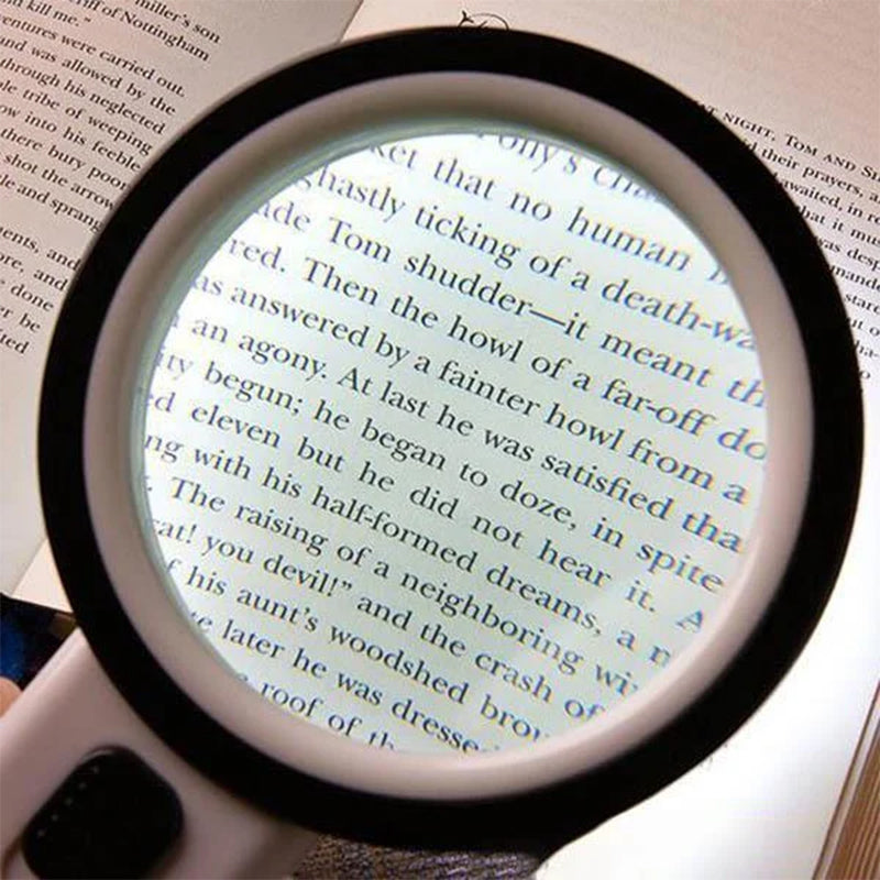 Raxiva-30x optical magnifier with led light