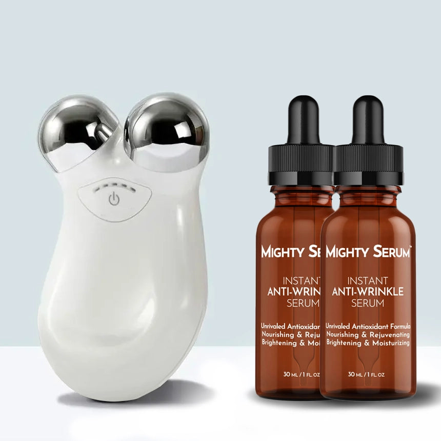 Raxiva microcurrent facial roller
