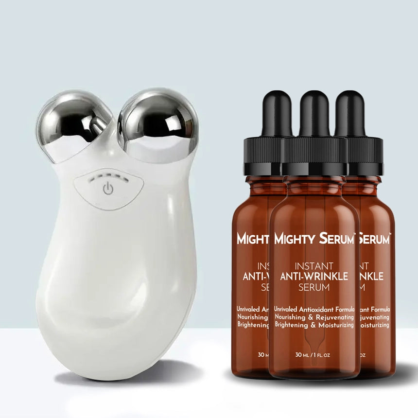 Raxiva microcurrent facial roller