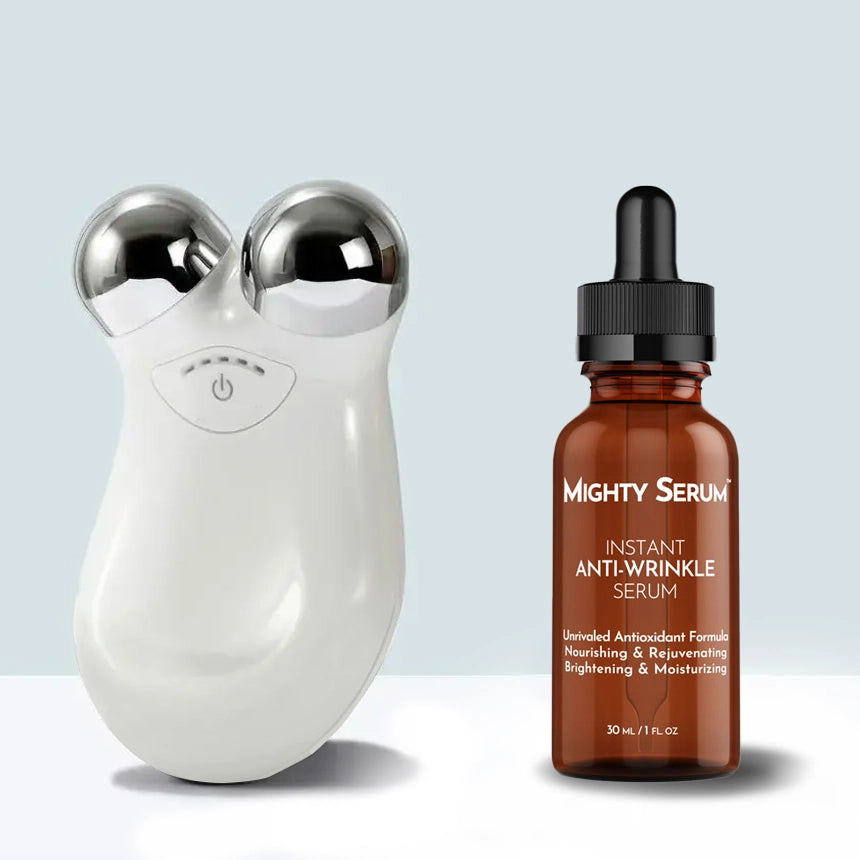 Raxiva microcurrent facial roller