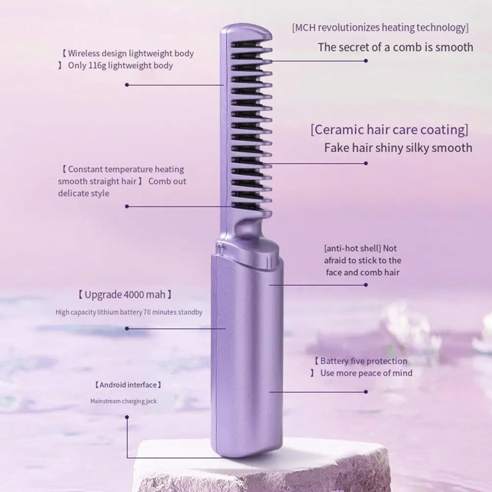 Raxiva-mini hair straightener compact styling tool for smooth hair