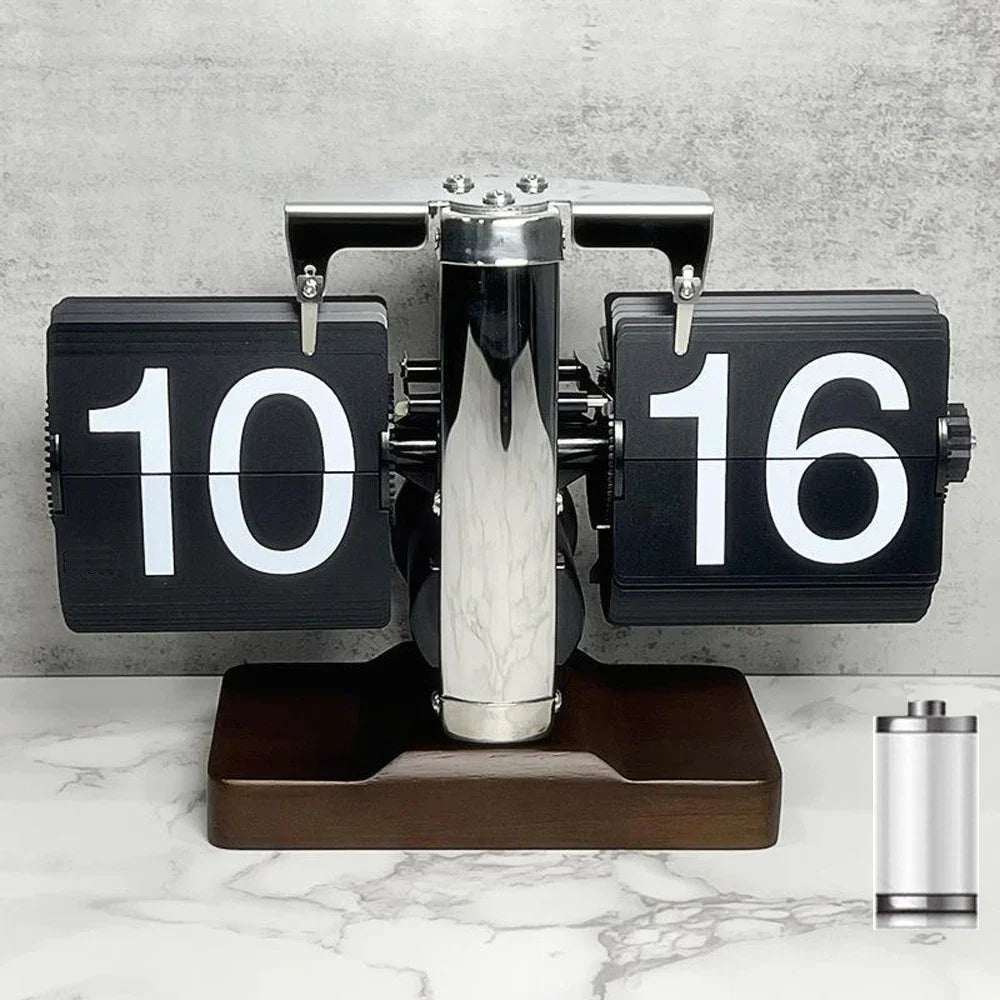 Raxiva-horloge vintage flip l elegance du temps