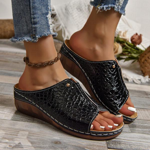 Raxiva-chic womens orthopedic sandals