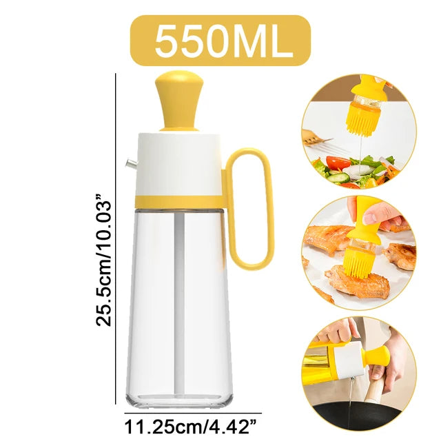 Raxiva-oil dispenser brush precise cooking made easy