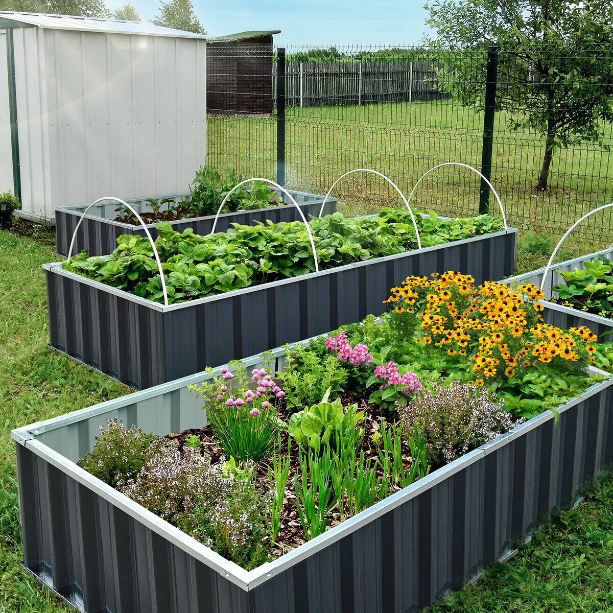 Outdoor Flower Vegetable Raised Garden Bed-Raxiva-SKU38841708203606077Outdoor Flower Vegetable Raised Garden Bed7491668836413, Outdoor Flower Vegetable Raised Garden Bed, , Raxiva, Outdoor Flower Vegetable Raised Garden Bed,