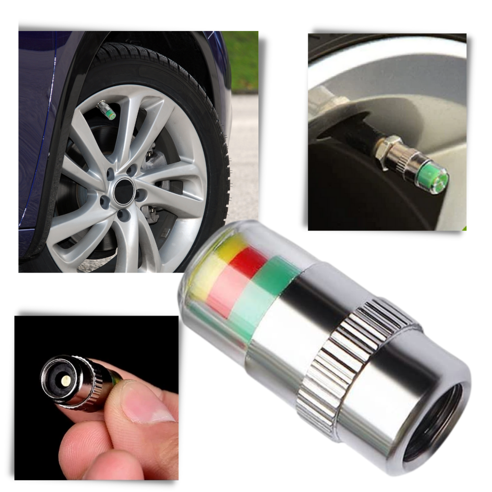 Pack of 4 Car Tire Pressure Sensors-Raxiva-SKU38841708341919805GARAGE7491698327613, Pack of 4 Car Tire Pressure Sensors, , Raxiva, GARAGE,