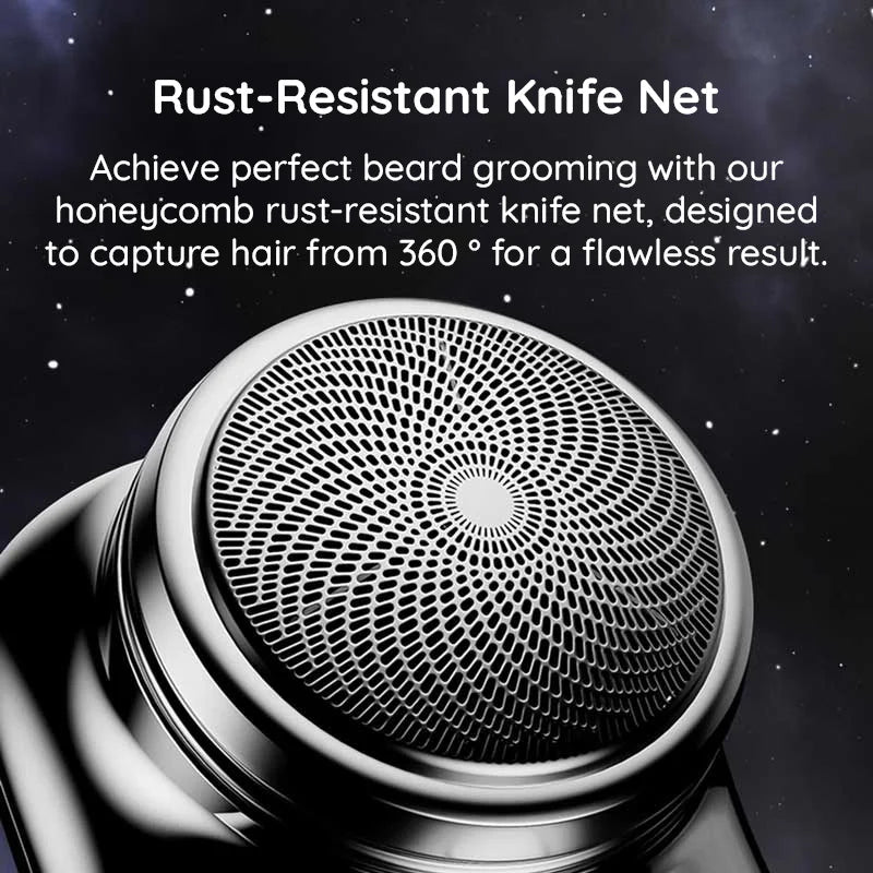 Raxiva pocket size usb electric shaver