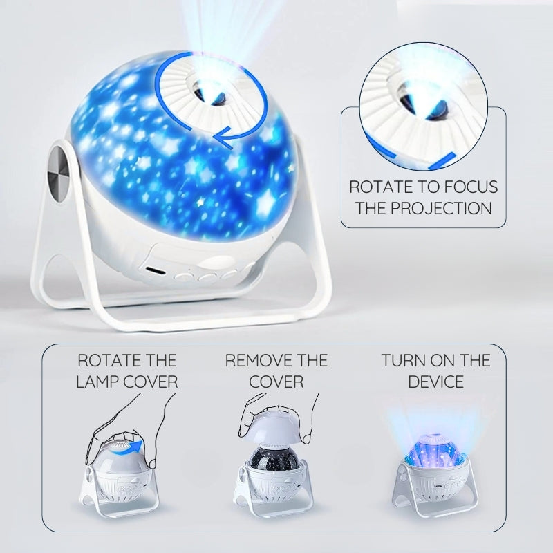 Raxiva - 7 in 1 Planetarium Projector