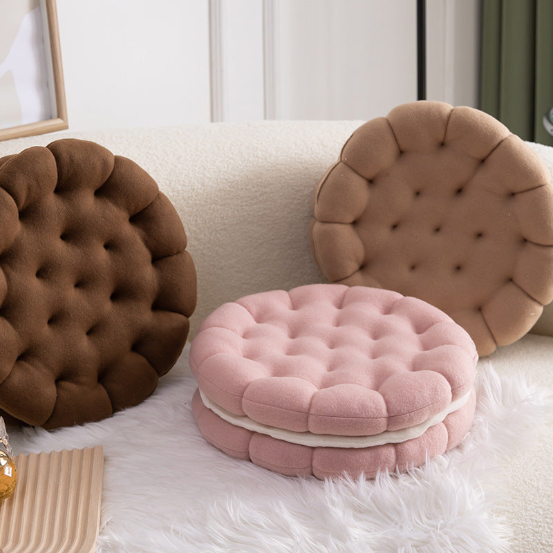 Raxiva - Biscuit Sofa Seat Cushion - Portable Design Biscuit Pillow Seating Cushion for Bedroom, Sofa, Couch