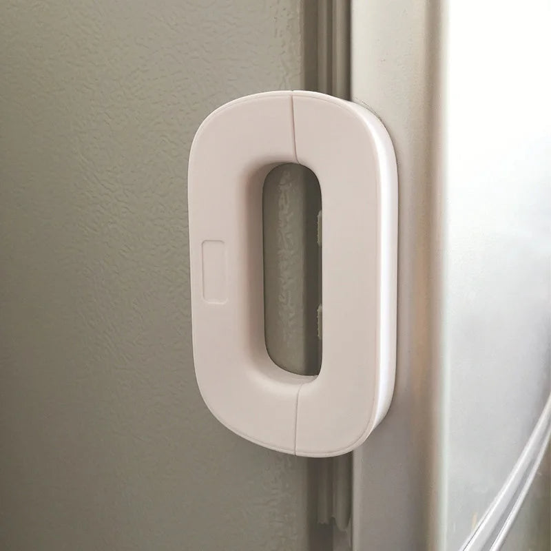 Raxiva - Child Safety Refrigerator Lock – Dedicated Anti-Pinch Door Buckles for Secure Home Protection and Peace of Mind