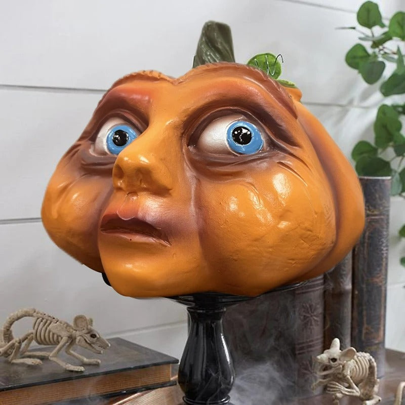 Raxiva - Halloween Pumpkin Outdoor Decoration - Ghost Party Yard Decor with Pumpkin Head for Courtyard Decoration